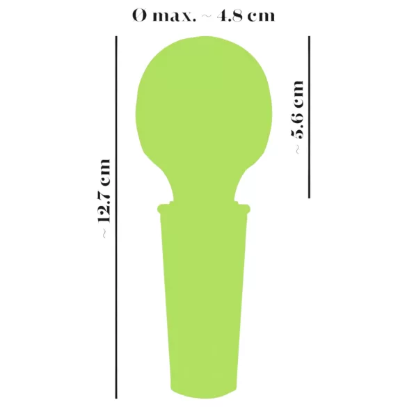 You2Toys Mini Wand - μικρή δονητική πράσινη ράβδος μασάζ