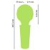 You2Toys Mini Wand - Επαναφορτιζόμενο μασάζ δονητής (πράσινος)
