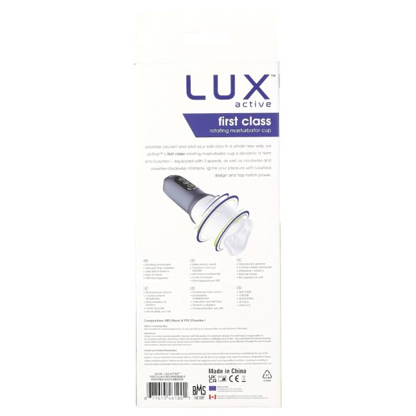 LUX Active First Class - ανδρικό masturbator με περιστρεφόμενη κεφαλή