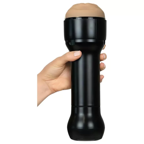 Kiiroo - ανδρικό masturbator στόματος Victoria June - μαύρο