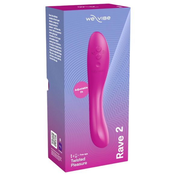 We-Vibe Rave 2 - δονητής σημείου G επαναφορτιζόμενος smart - ροζ