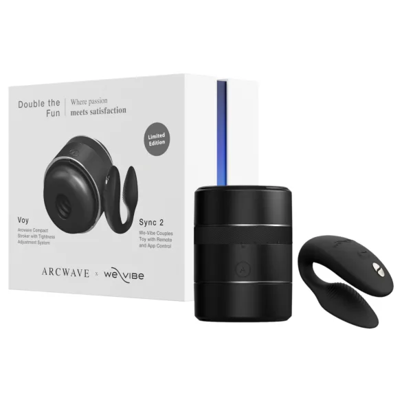 Arcwave Voy και We-Vibe Sync 2 - Σετ Double the Fun (μαύρο)