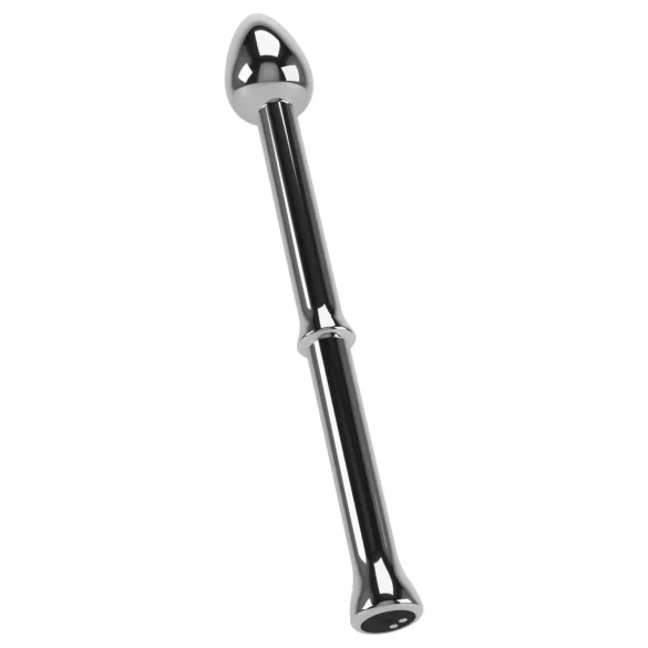 Rebel - δονητής προστάτη ανδρικός μεταλλικός - ασημί