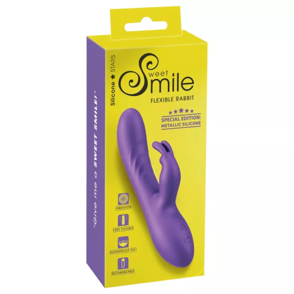 Smile - δονητής με βραχίονα για κλειτορίδα - μοβ