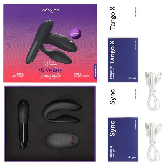 We-Vibe Collection - δονητής ζευγαριού σετ - μαύρο