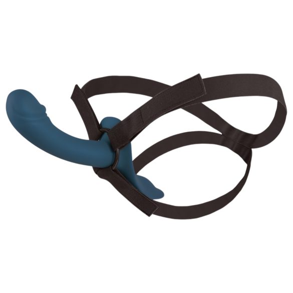 You2Toys - σετ strap-on δονητής - μαύρο μπλε