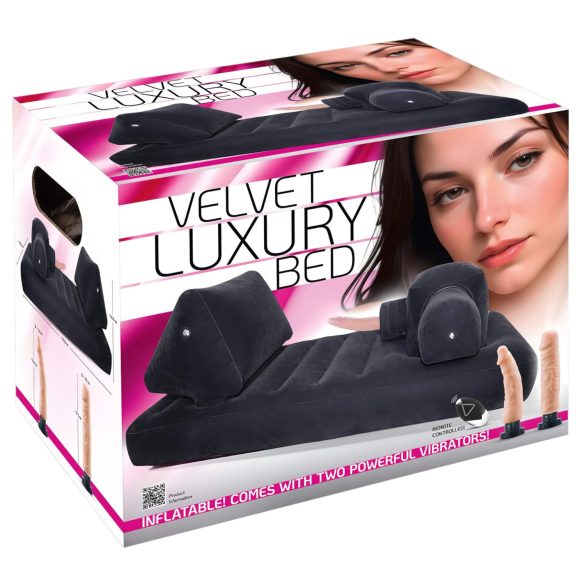You2Toys Velvet Luxury - σεξ μηχανή με ενσωματωμένο κρεβάτι - μαύρο