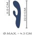 You2Toys Intense - Δονητής G-σημείου με δόνηση κλειτορίδας (μαύρο)