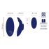 Smile - δονητής εσωρούχου με τηλεχειριστήριο extra λεπτός γυναικείο μπλε