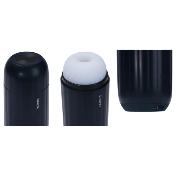 Svakom Sam Neo 2 - ανδρικό έξυπνο masturbator - μαύρο/λευκό