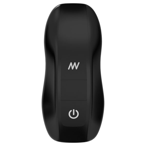 ANOS - δονούμενο σετ πρωκτικών plug - μαύρο