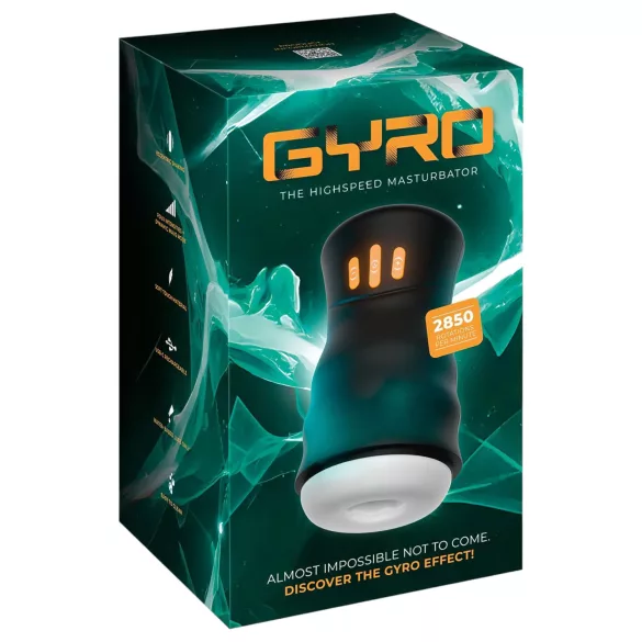You2Toys Gyro - ανδρικός περιστρεφόμενος δονητής αυνανισμού - μαύρο