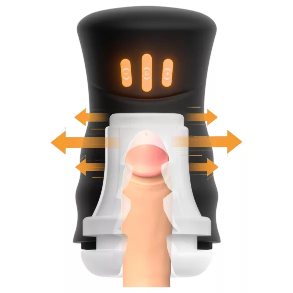 You2Toys Gyro - ανδρικός περιστρεφόμενος δονητής αυνανισμού - μαύρο