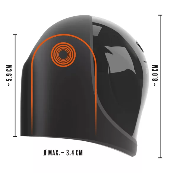 Rebel - ανδρικός δονητής πέους - αδιάβροχος - μαύρος