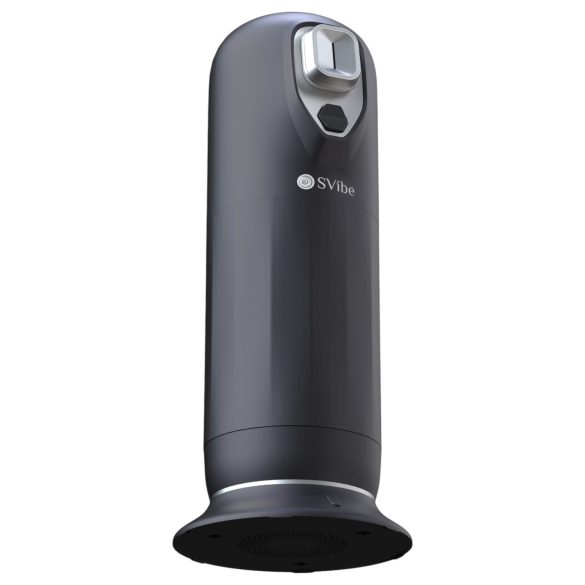 Snail Vibe Jet - ανδρικός αυτόματος masturbator με θέρμανση - μαύρο