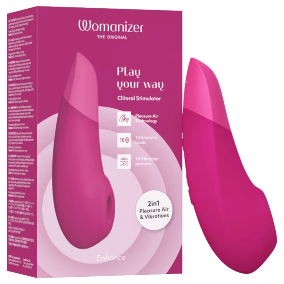Womanizer Enhance - διεγέρτης κλειτορίδας με κύματα αέρα (ροζ)