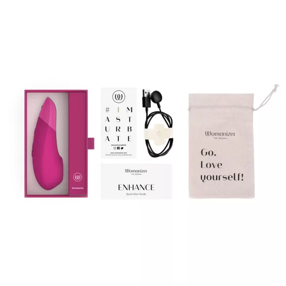 Womanizer Enhance - διεγέρτης κλειτορίδας με κύματα αέρα (ροζ)