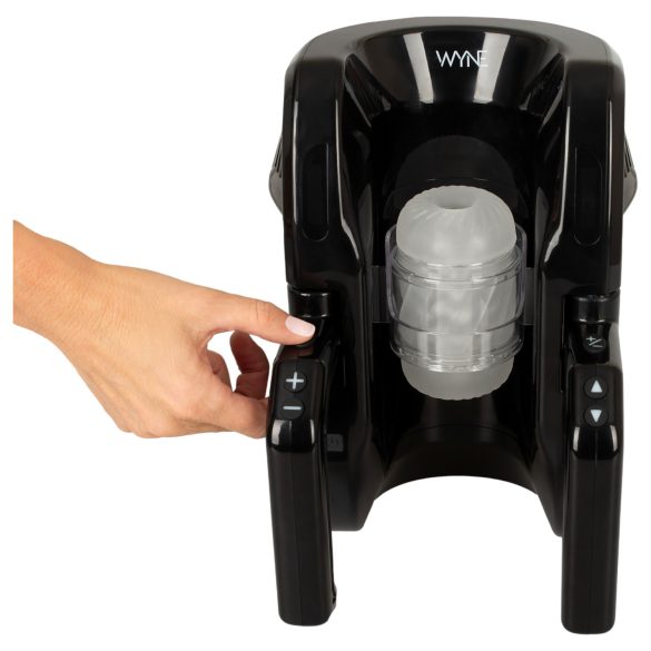 WYNE 10 - αυτόματος ανδρικός αυνανιστής με λαβή - μαύρο