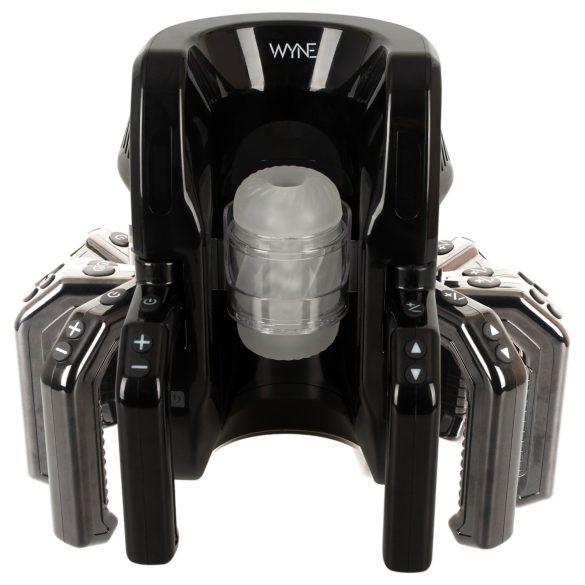 WYNE 10 - αυτόματος ανδρικός αυνανιστής με λαβή - μαύρο