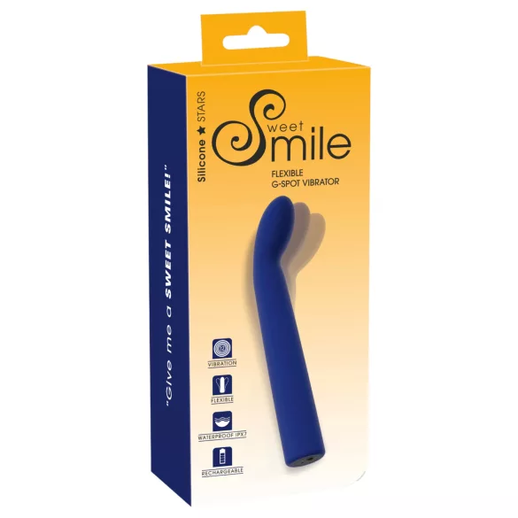 Smile - δονητής σημείου G καμπυλωτός - μπλε