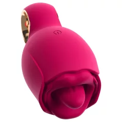   You2Toys Oral Fun - διεγέρτης κλειτορίδας με γλώσσα (ροζ)