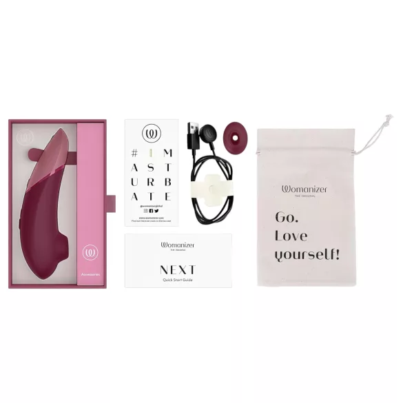 Womanizer Next - δονητής κλειτορίδας με κύματα αέρα - επαναφορτιζόμενος