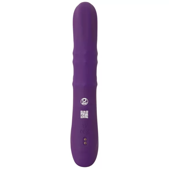 You2Toys - Δονητής με κινούμενο δαχτυλίδι και βραχίονα κλειτοριδικής διέγερσης που κινείται πάνω-κάτω (μωβ)