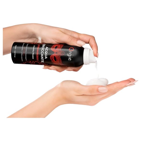 Orgie - αφρός μασάζ - άρωμα φράουλα - 150ml