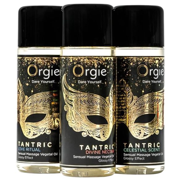 Orgie Tantric - αισθησιακό σετ λαδιών μασάζ - 3x30ml