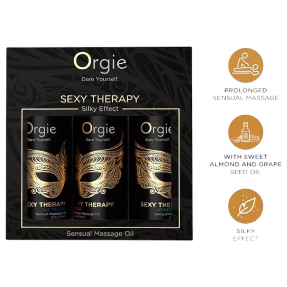 Orgie - σετ αισθησιακά έλαια μασάζ - 3x30ml