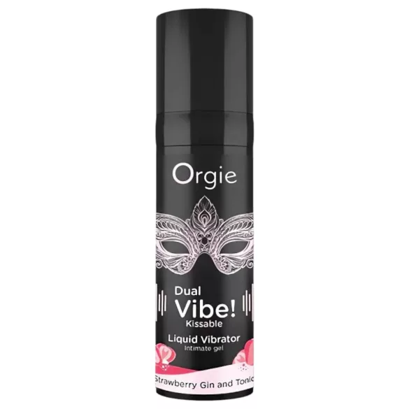 Orgie Dual Vibe - υγρός δονητής unisex - Φράουλα - Gin Tonic (15 ml)