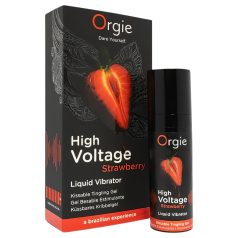   Orgie High Voltage - υγρός δονητής - φράουλα - 15ml