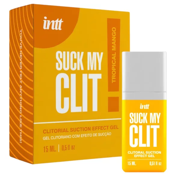 Intt Suck My Clit - διεγερτικό τζελ κλειτορίδας για γυναίκες - μάνγκο (15ml)