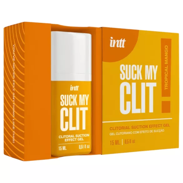Intt Suck My Clit - διεγερτικό τζελ κλειτορίδας για γυναίκες - μάνγκο (15ml)