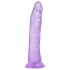 Baseks Jellies - ζελέ dildo με βεντούζα (μοβ)