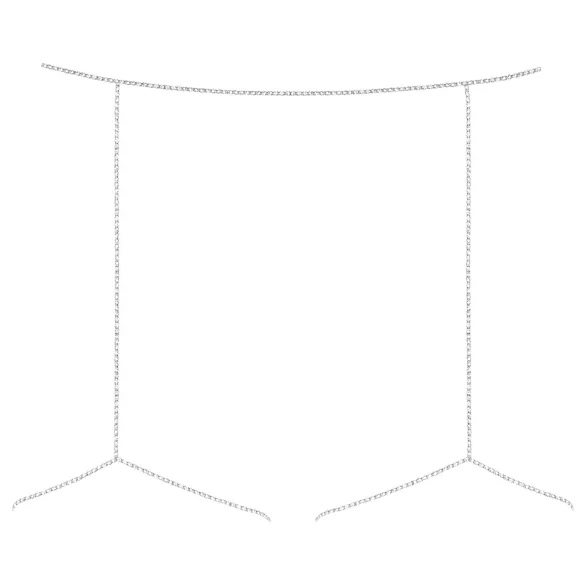 Obsessive Bijou 905 - ασημί σώμα κόσμημα - S-L