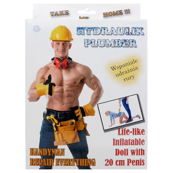 Handyman - φουσκωτός άνδρας - ρεαλιστική εμφάνιση - PVC