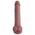 Erospace Natural Play - σιλικονούνο ομοίωμα πέους 24 cm (στο χρώμα του δέρματος)