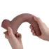 Erospace Natural Play - σιλικονούνο ομοίωμα πέους 24 cm (στο χρώμα του δέρματος)