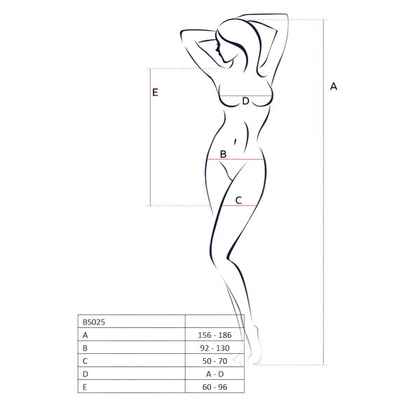 Passion BS025 - μίνι φόρεμα με μακριά μανίκια - μαύρο - S-L