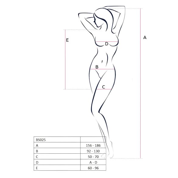 Passion BS025 - μίνι φόρεμα μακρυμάνικο - λευκό - S-L