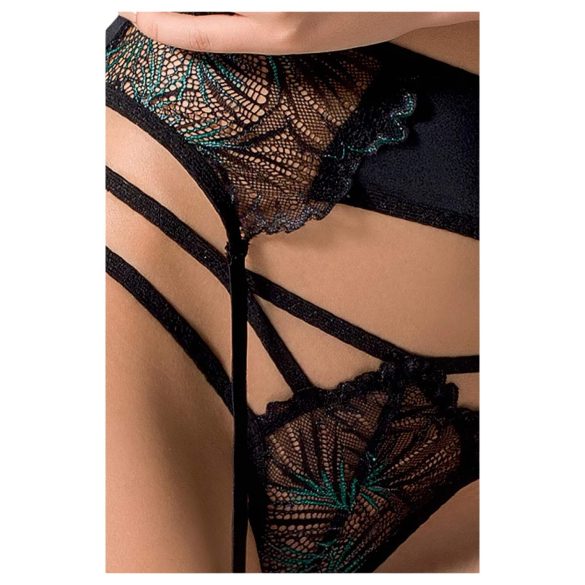 Passion Floris - σετ εσώρουχα - μαύρο - γυναικεία sexy lingerie - L/XL
