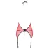 Passion Peonia - εσώρουχα σετ γυναικεία - τοπ και στρινγκ - κόκκινο
