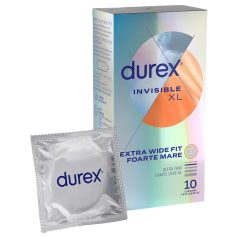   Durex - προφυλακτικά XL Invisible - εξαιρετικά μεγάλα - 10 τεμάχια