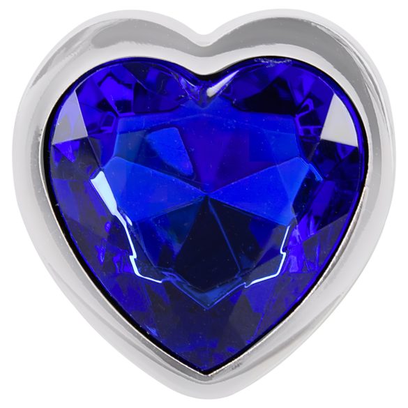 Magic Shiver - μεταλλικό πρωκτικό βύσμα με πέτρα - μπλε