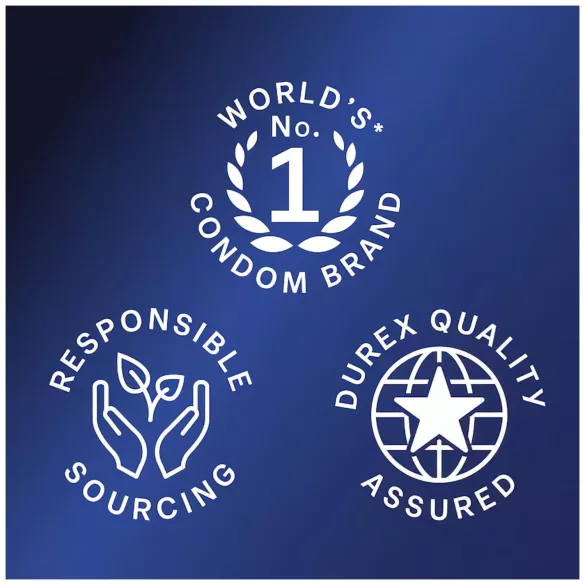 Durex Intense - προφυλακτικά με ραβδώσεις & κουκκίδες - 16 τεμάχια