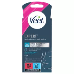  Veet Expert - ταινίες αποτρίχωσης - για ευαίσθητο δέρμα - 20 τεμάχια