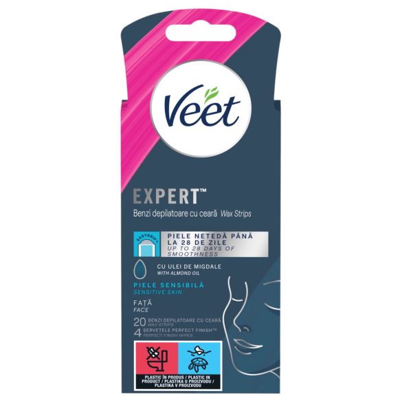 Veet Expert - ταινίες αποτρίχωσης - για ευαίσθητο δέρμα - 20 τεμάχια