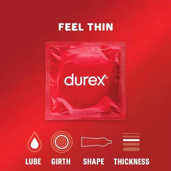 Durex - προφυλακτικά ultras λεπτά Feel Thin - φυσική αίσθηση (2x12 τεμάχια)