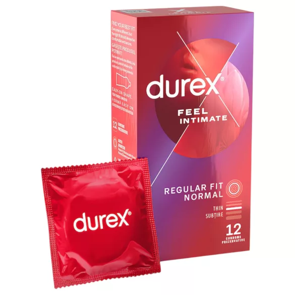 Durex - προφυλακτικά λεπτά Feel Intimate - συσκευασία 2x12 τεμάχια